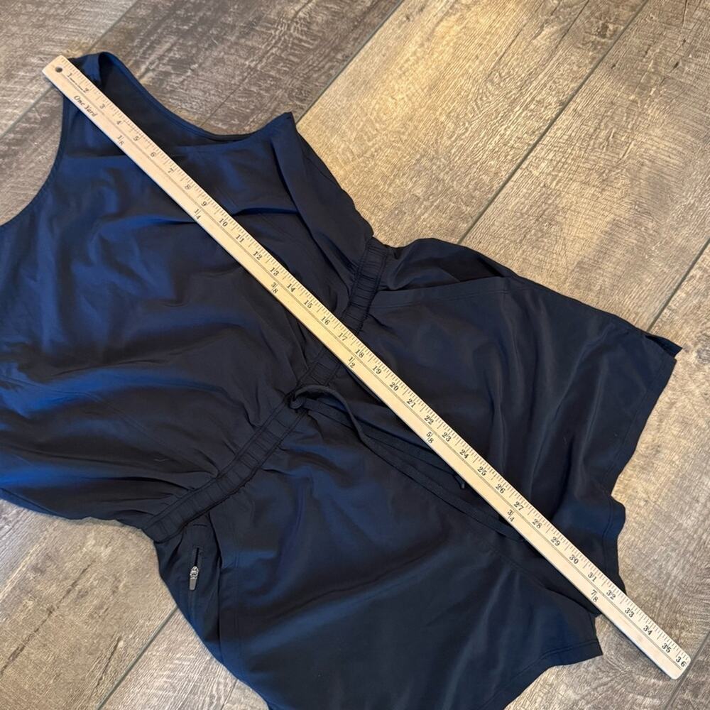 All In Motion Black Athletic Tank Short Romper with Tie Elastic Waist Size XL - Picture 5 of 9
